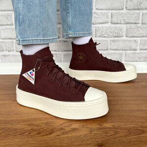 Converse Chuck Taylor Lift Platform Hi Suede Fleece Lining 8.5 Wmn Shoes A06783C